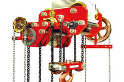 Our low headroom chain hoists are ideal when space is a problem